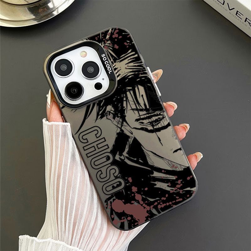 เคสป้องกัน Hard Street Wear Spell Back to Battle Half Face เหมาะสําหรับ iPhone 17PRO 16PROMAX 15PLUS