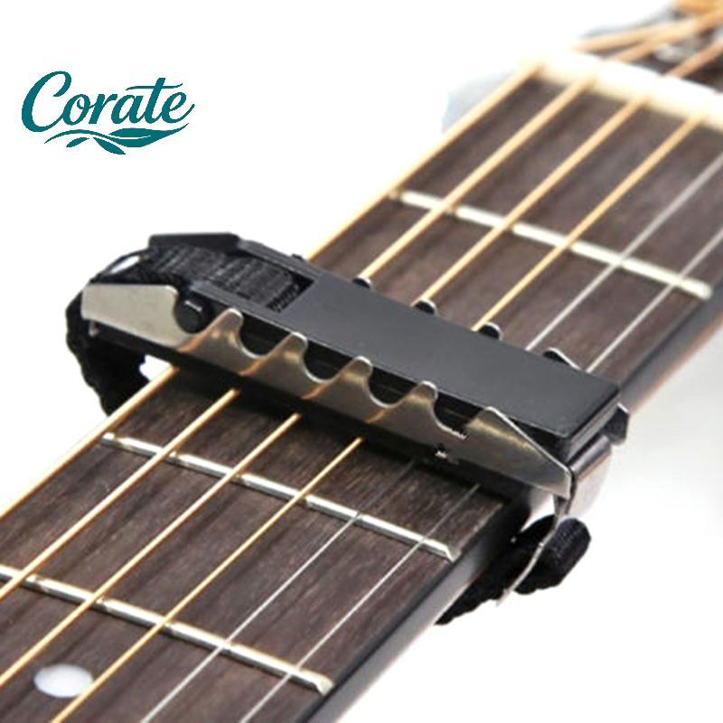 [Crate] กีต้าร์โปร่ง Ukulele Capo Gear Silver Bla Guitar Capo Guitar Accesso