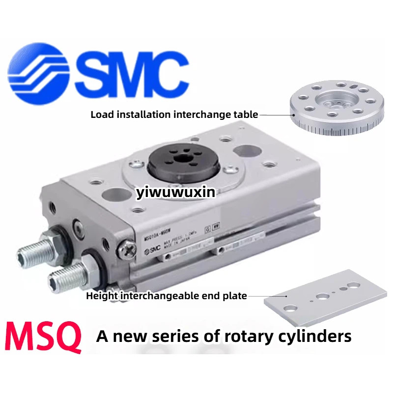 SMC สไตล์ใหม่ Swing ตารางหมุนกระบอก MSQ10A/R MSQ20A/R MSQ30A/R MSQ50A/R