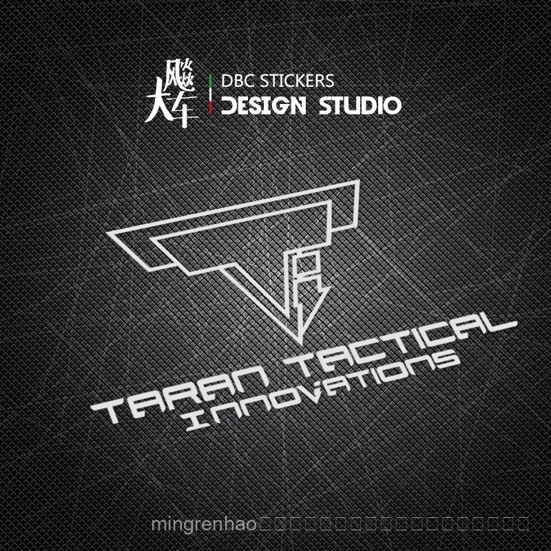 Taran ยุทธวิธี Taran ยุทธวิธีรถสติกเกอร์ที่ไม่ซ้ํากันกันน้ําสะท้อนแสง Decal