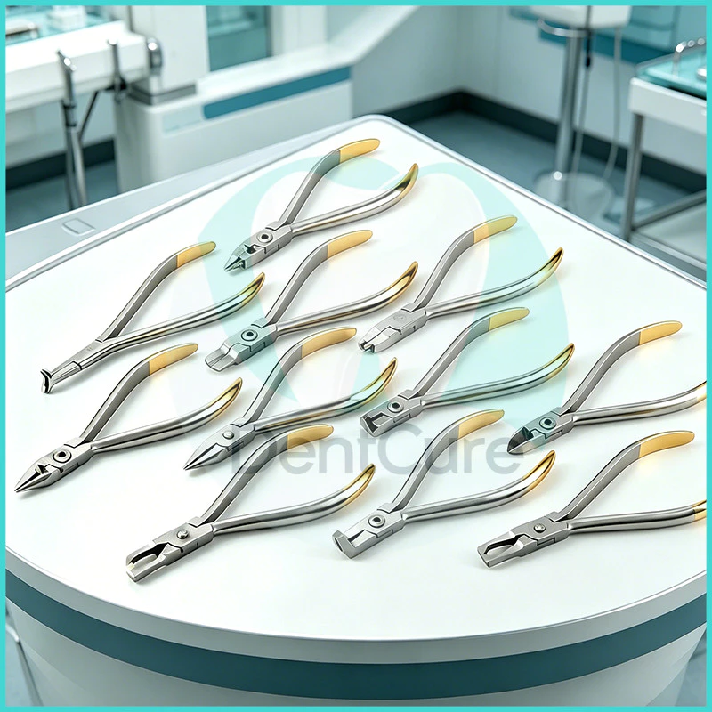 Distal End Cutter คีมทันตกรรมสแตนเลส ใช้ตัดฟิลาเมนต์และโครงสร้างฟัน Arch Cutting เครื่องมือทันตกรรมคุณภาพดี