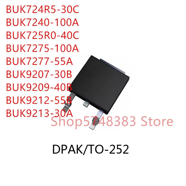 5PCS BUK724R5-30C BUK7240-100A BUK725R0-40C BUK7275-100A BUK77-55A BUK9207-30B B29209-40B BUK92-UK92