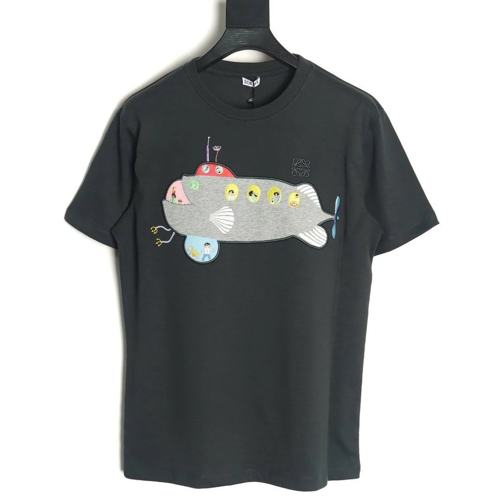 LOEWE LOEWE 25SS Limited Whale เสื้อยืดแขนสั้น