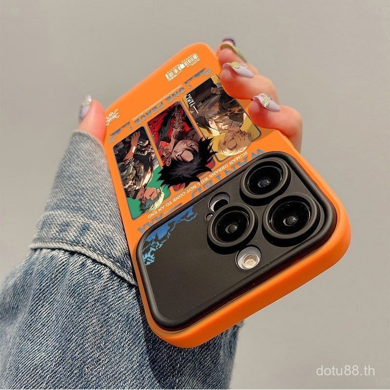 เคสโทรศัพท์โทรศัพท์ เคสป้องกันโทรศัพท์ Cool Anime Pirate Phone Soft Case Frosted Compatible iPhone 8