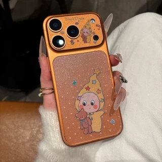 สติกเกอร์เลนส์ฟิล์มสําหรับiPhone 17 Pro Maxตัวป้องกันกล้องGlitterการ์ตูนโทรศัพท์มือถือโปร่งใสสติกเกอร์ด้านหลังสําหรับ17Pro 17Promaxอุปกรณ์เสริมตกแต่ง