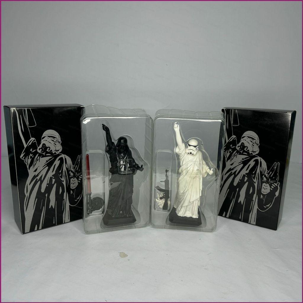 YT4 Star Wars Action Figure นักรบดําและทหารสีขาวของสันติภาพคอสเพลย์รูปปั้น liberty ตุ๊กตาเครื่องประด