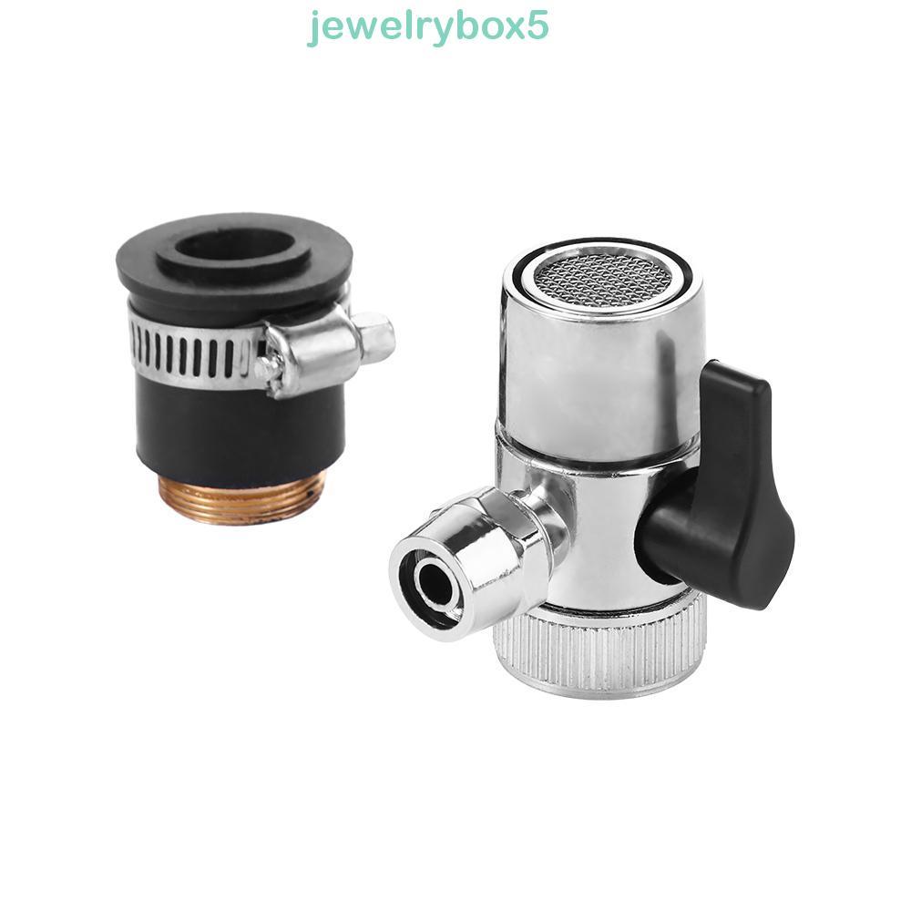 JEWELRYBOX5 ตัวเชื่อมต่อท่อสลับอุปกรณ์ก๊อกน้ําเครื่องกรองน้ํา 3/8 Diverter