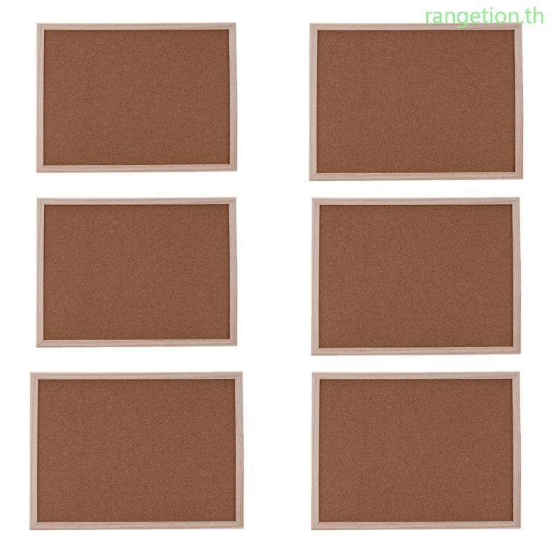 RAN กรอบ Cork Board Cork Noice Board ตกแต่ง Pin Board Cork Bulletin Board Memo Board สําหรับห้องครัว