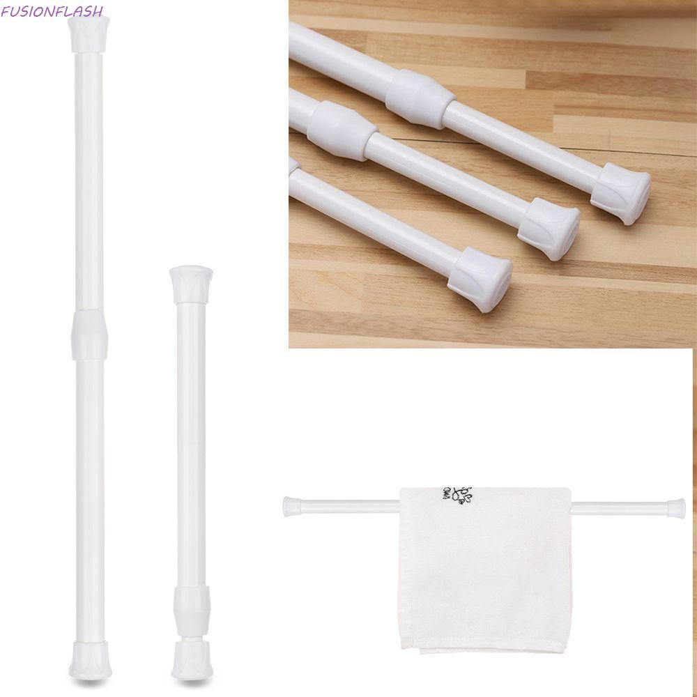 FUSIONFLASH Telescopic Pole Curtain Rods ฤดูใบไม้ผลิโหลดผลิตภัณฑ์ห้องน้ํา Net Voile Tension Stick