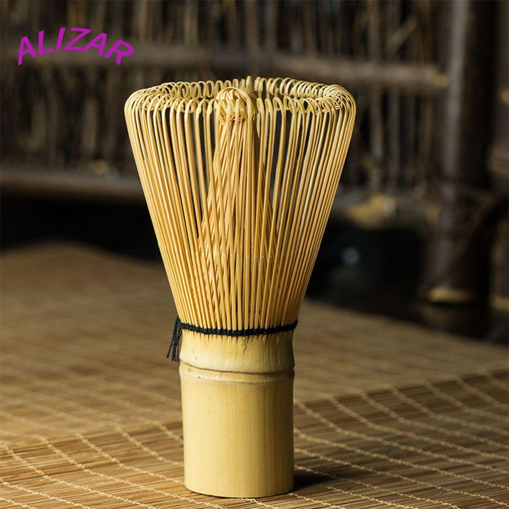 ALIZAR 80 Fringe Bamboo Brush Home Japanese Tea Set Kitchen Matcha Bamboo Accessories