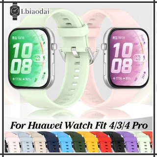 สายซิลิโคนนุ่มสำหรับ Huawei Watch Fit 5 4 3 / 5 4 Pro สายรัดข้อมือแบบถอดเปลี่ยนไดยางรัดกีฬาอุปกรณ์เสริมสายนาฬิกาสำหรั