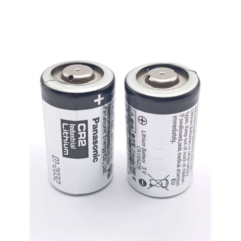แบรนด์แท้ ใหม่ แท้ ถ่าน  PANA CR2 Lithium 3V.  (CR2) สำหรับกล้องโพลารอยด์ ออกบิลได้