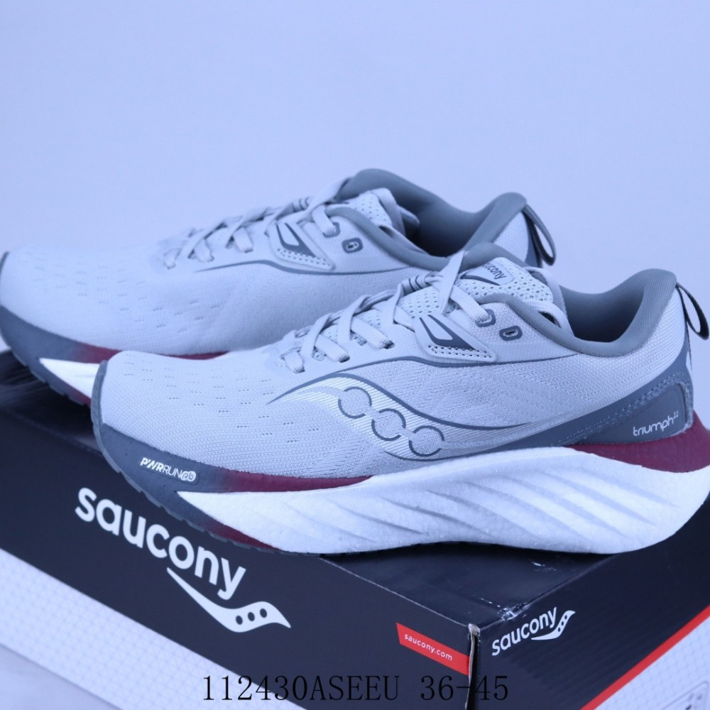 Sacony TRIUMPH 22 Runnin Soes สําหรับผู้ชายและผู้หญิงรองเท้าผ้าใบ Cople Unisex 2025 Csioned และ brea