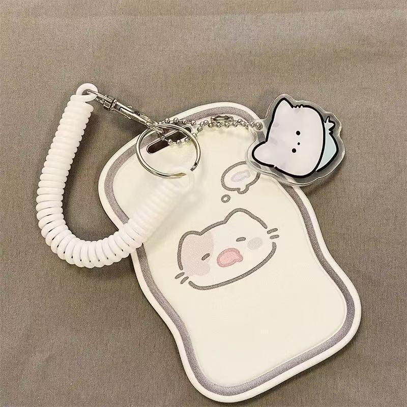 เคสบัตรแมวสำหรับนักเรียน ออกแบบพกพาสะดวก มาพร้อมห่วงจ้อยอดนิยม