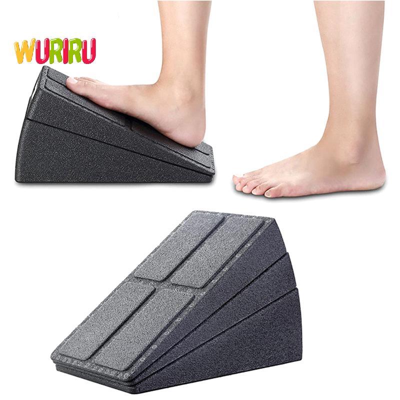 [แปด] 3 ชิ้น Squat Wedge Blo ปรับลื่น Squat Ramp Deadlift Wedge Calf Stretcher Slant Board Strength 