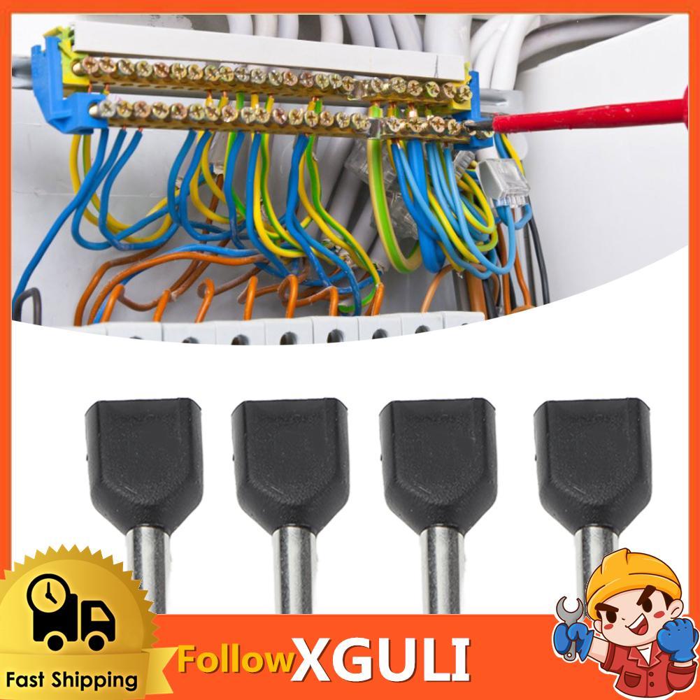 Xguli Eujgoov 100 ชิ้น Twin Insulated Ferrule Terminal AWG 16/1.5 มิลลิเมตรลวดทองแดงขั้วต่อจีบปลายสา