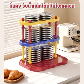 ชั้นวางของ บนโต๊ะอเนกประสงค์ สีโดพามีน เก็บแก้วน้ำได้ วางตุ๊กตาโชว์สวย จัดระเบียบโต๊ะทำงานให้เป็นระเบียบ