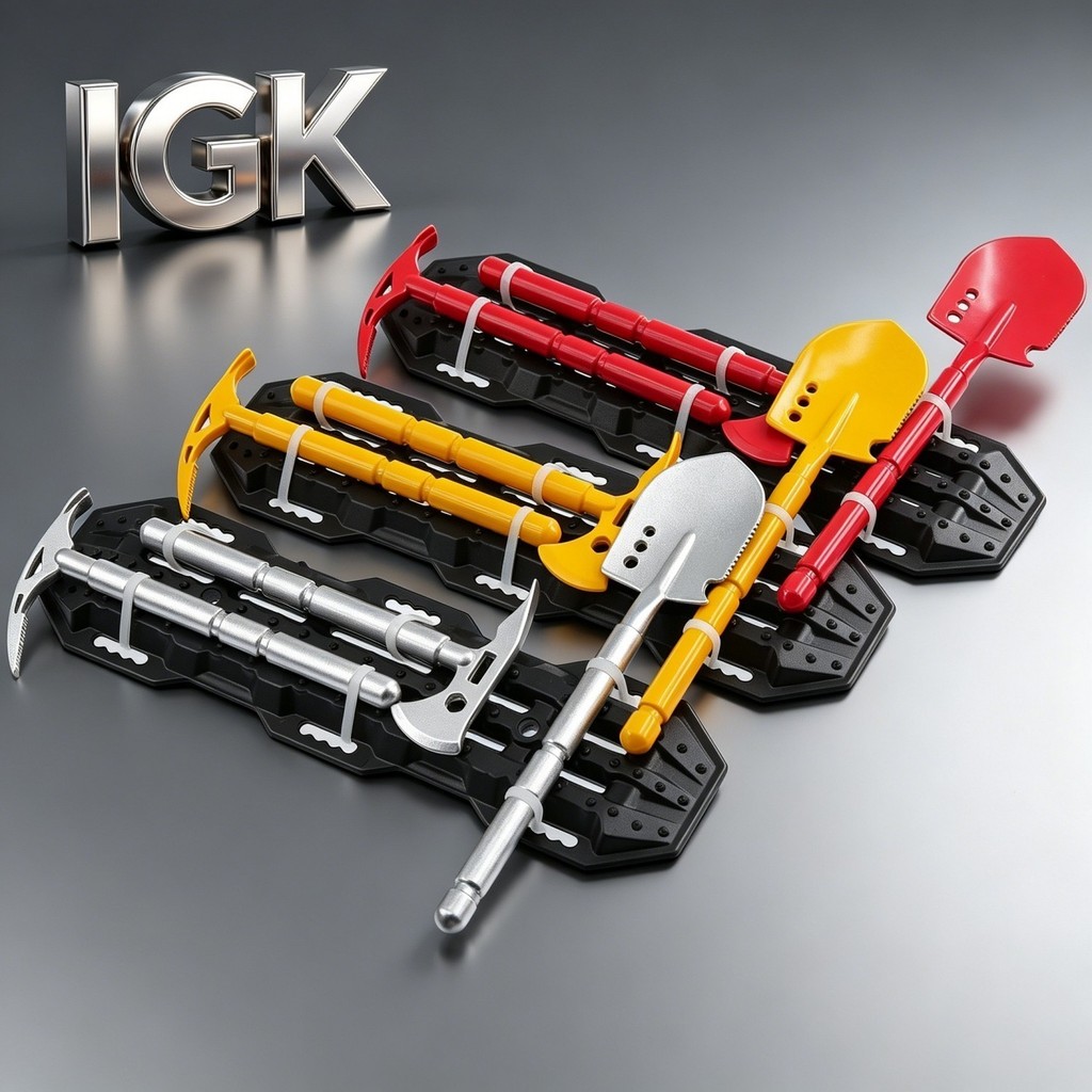 พลั่ว/pickaxe/axe escape board สําหรับ 1/8 1/10 Rc Crawler รถ Yikong Redcat TRX4 SCX10 D90 ถัง 300 MK07