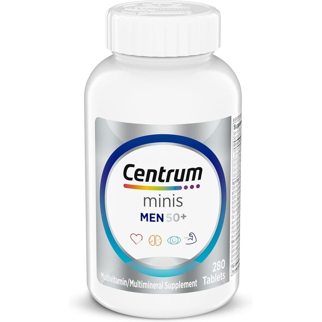 Centrum Minis Silver Multi for Men 50 Plus MultiMultimineral D3 Bs และ Zinc NonGMO พอร์ตและความรู้คว
