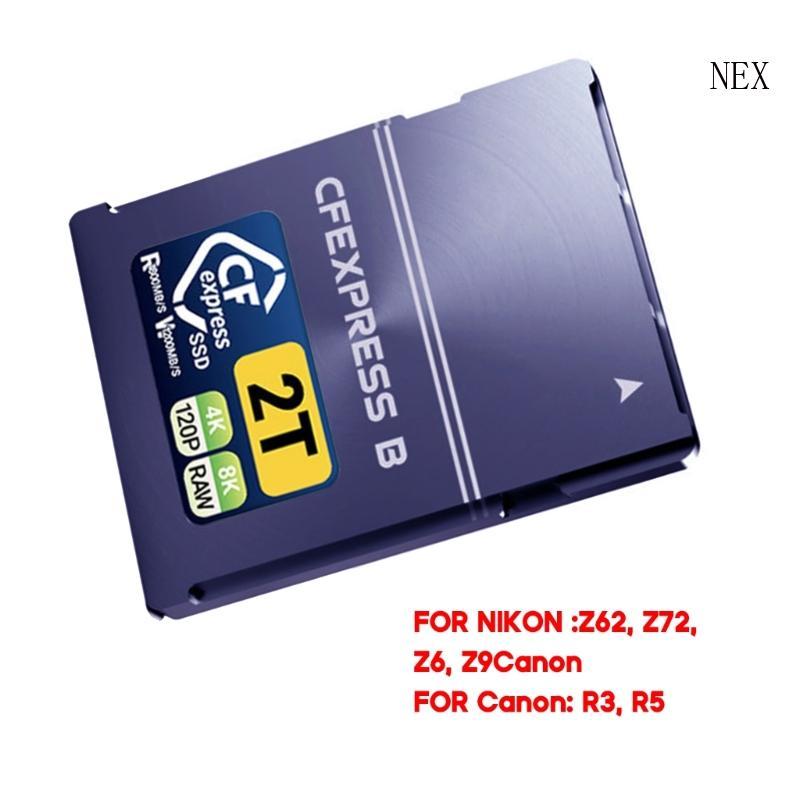 NEX CFexpress B ถึง SSD อะแดปเตอร์ CFexpress Type B การ์ดหน่วยความจําสําหรับ Z6 Z7 Z9 D5 D500-D6 D85