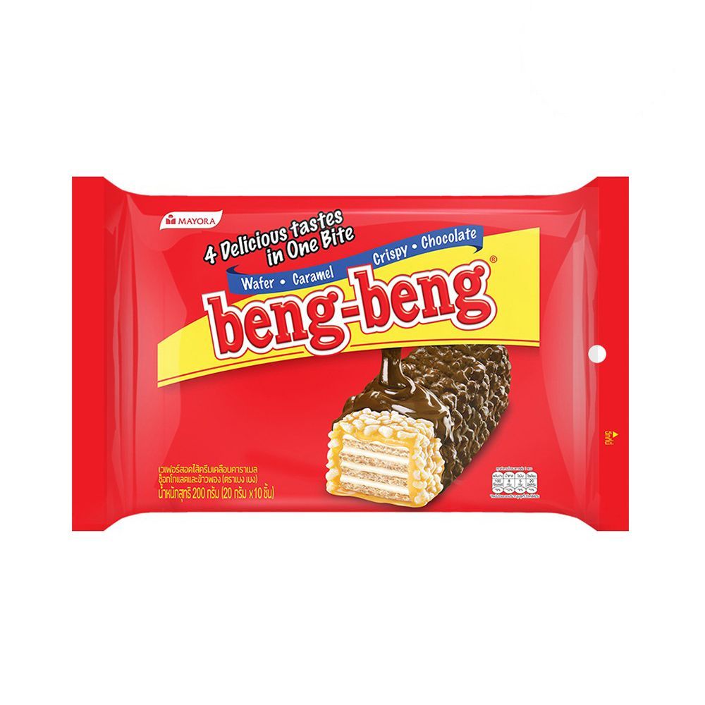 เบงเบง ดับเบิ้ลช็อกโกแลตคาราเมลมัลติ 200ก. BENG BENG DOUBLE CHOCOLATE CARAMEL 200G.