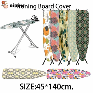 AIPING ฝาครอบที่รองรีดทนความร้อนที่ทนต่อคราบ พิมพ์ 45*140 ซม. โต๊ะรีดผ้าแบบยืดหยุ่น โต๊ะรีดผ้าแบบผ้า