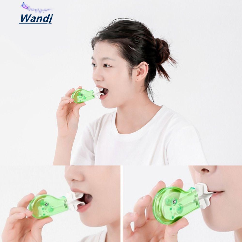 WANDJ Oral Lip Muscle Trainer, Jawline Exerciser Myofunctional Facial Exerciser, แบบพกพา Assisted Sl