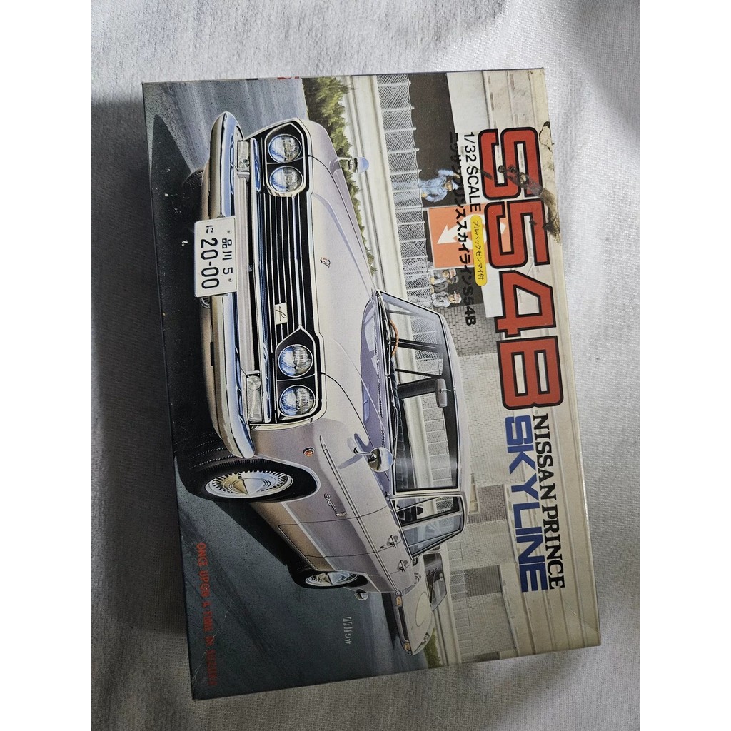 [สต๊อกพร้อม ติดต่อหากคุณมีคําถามใดๆ] 1/32 สินค้าญี่ปุ่น Prince Skyline S54B ประกอบรุ่น