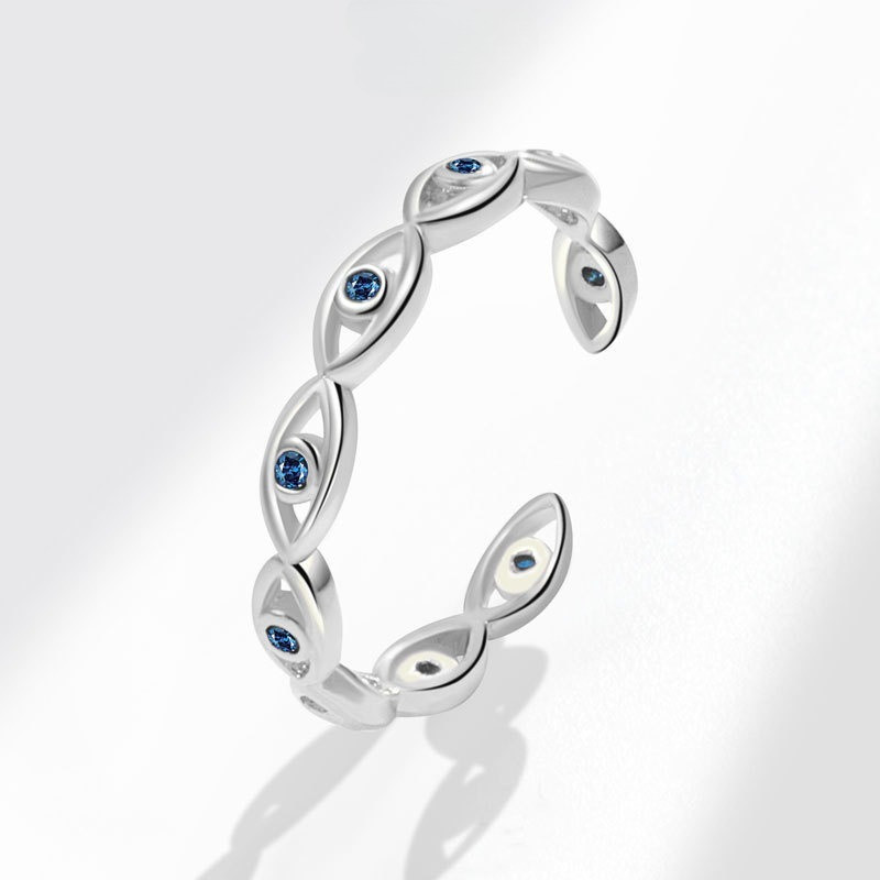 Devils Eye White Eye Blue Eye Design เรียบง่ายและทันสมัยอเนกประสงค์สําหรับการเดินทางทุกวัน