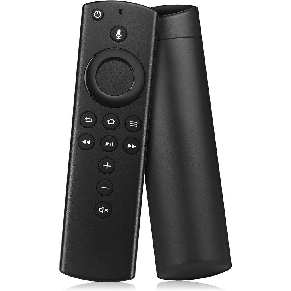เปลี่ยนรีโมทคอนโทรลด้วยเสียงเหมาะสําหรับ Smart TV Stick 4K / Stick Lite/Stick (2nd Gen), TVs Cube (1
