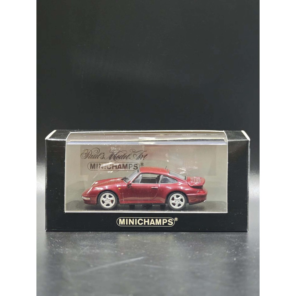 [มาใหม่เดือนพฤษภาคม] MINICHAMPS Mini Cut 1/43 Porsche Porsche911 Turbo (996) Maroon Only Demolition 