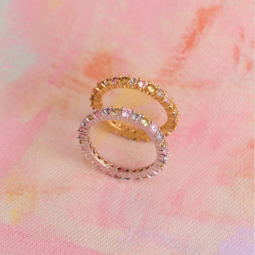 YVIS Gradient Brass Ring - Palette Collection
