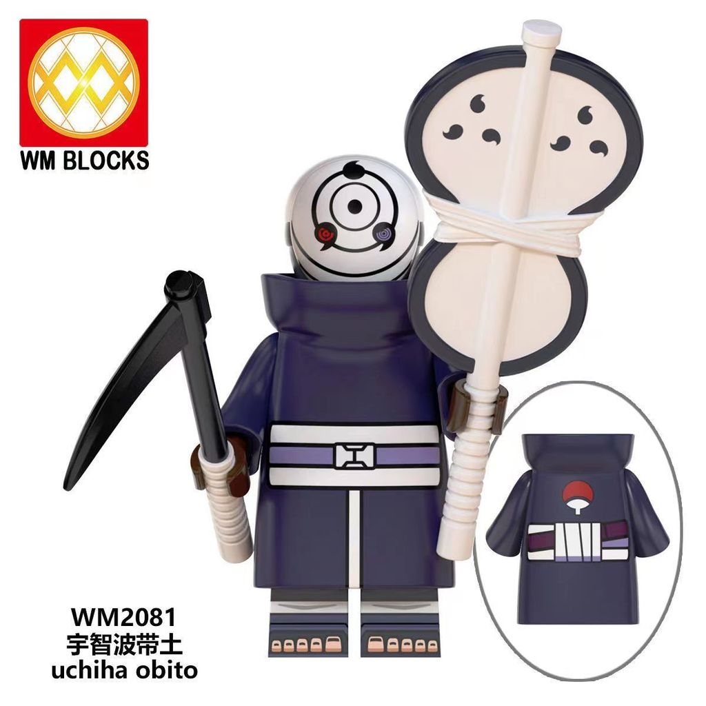ใช้งานร่วมกับ Naruto Konoha Maru Iruka Yile WM6153 Third Party ประกอบ Building Block Minifigure ของเ