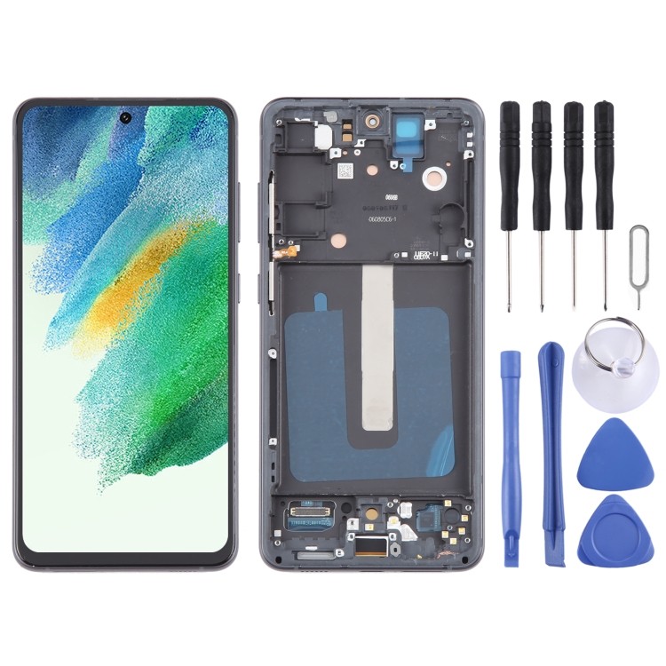 SAMSUNG พร้อมส่งสําหรับSamsung Galaxy S21 FE 5G SM-G990B 6.43 นิ้วรุ่นEU OLEDหน้าจอLCD Digitizerประก