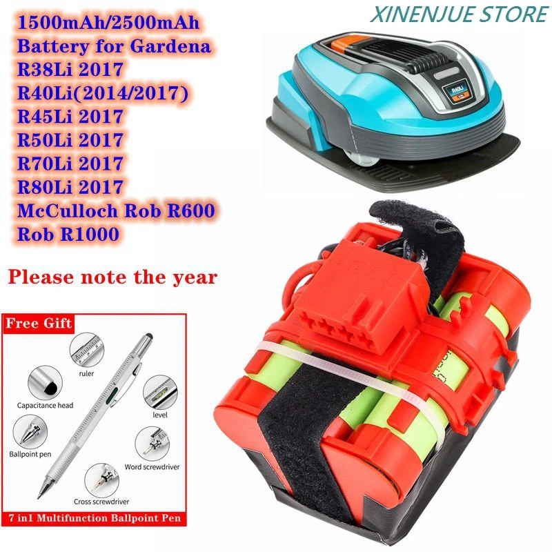 เครื่องตัดหญ้าแบตเตอรี่ 589 58 61-01,589 58 61-01 สําหรับ Gardena R38,R40,R45,R50,R70,R80,McCull Rob