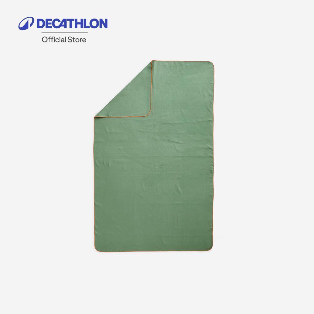 Decathlon Swimming Microfibre Towel Size Xl 110 X 175 Cm ผ้าขนหนูไมโครไฟเบอร์รุ่นกะทัดรัด ขนาด Xl 110 X 175 ซม. - Khaki