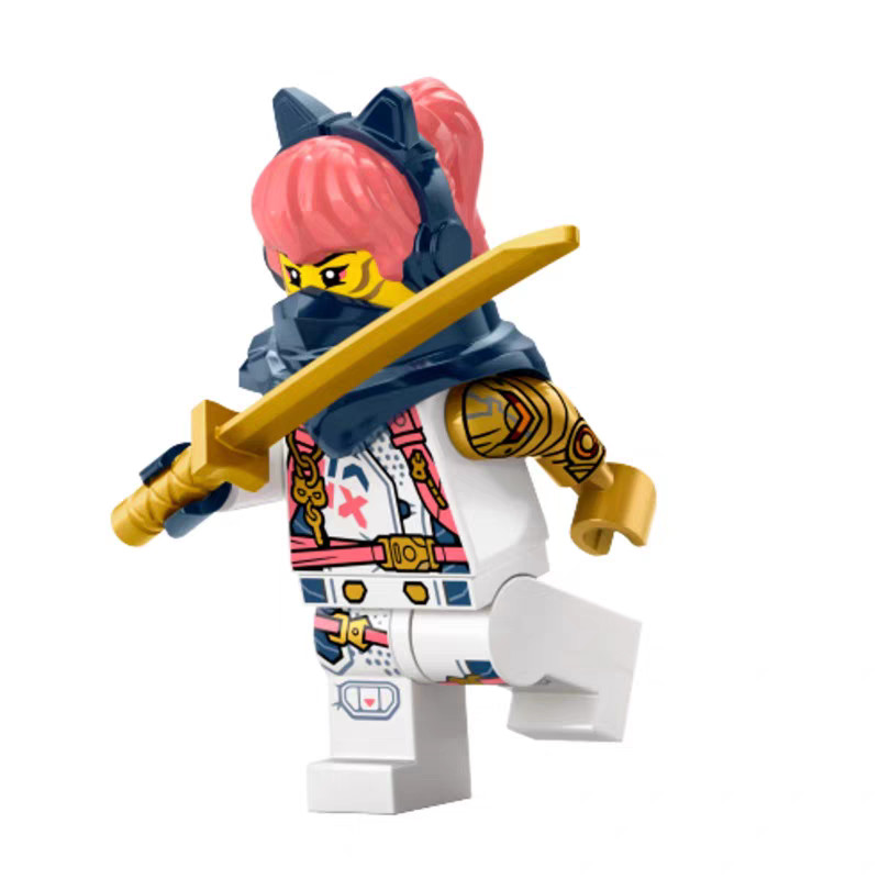 เลโก้ ninjago เลโก้เลโก้ Phantom Ninja Minifigure njo877 Sola 71810 พร้อมอาวุธ Unset ใหม่เอี่ยม