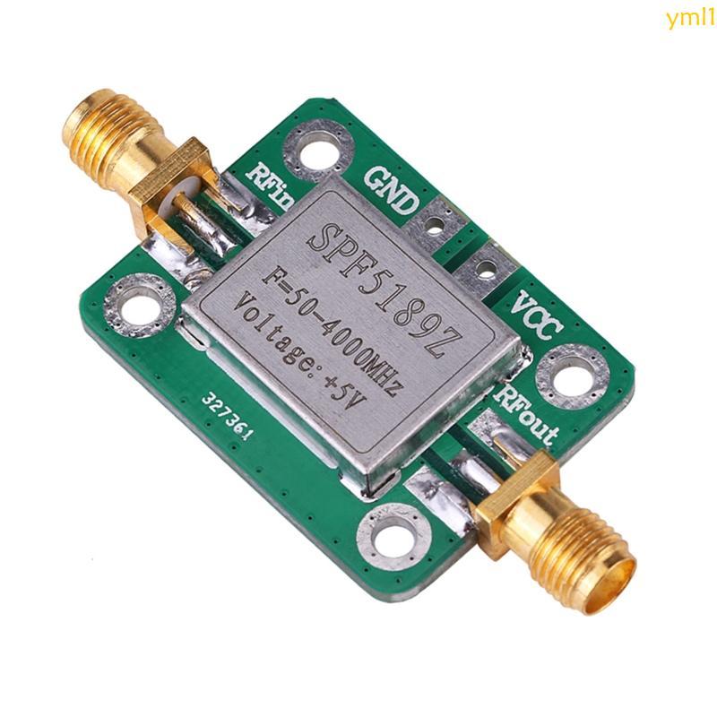 Yml1 500-4000MHz RF เครื่องขยายเสียงเสียงรบกวนต่ํา SPF5189 เครื่องขยายเสียงแบบวงกว้างสัญญาณตัวรับสัญ