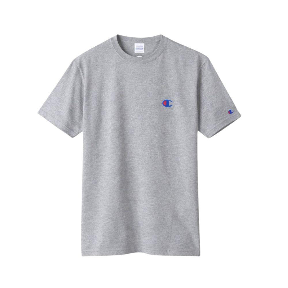 CHAMPION ESSENTIAL CHAMPION LOGO เสื้อยืดแขนสั้นผู้ชาย
