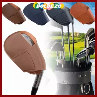 จัดส่งจากประเทศไทยDOLCEZO Golf Club Head Covers Sport Leather Long Neck Driver Golf Rod Sleeve