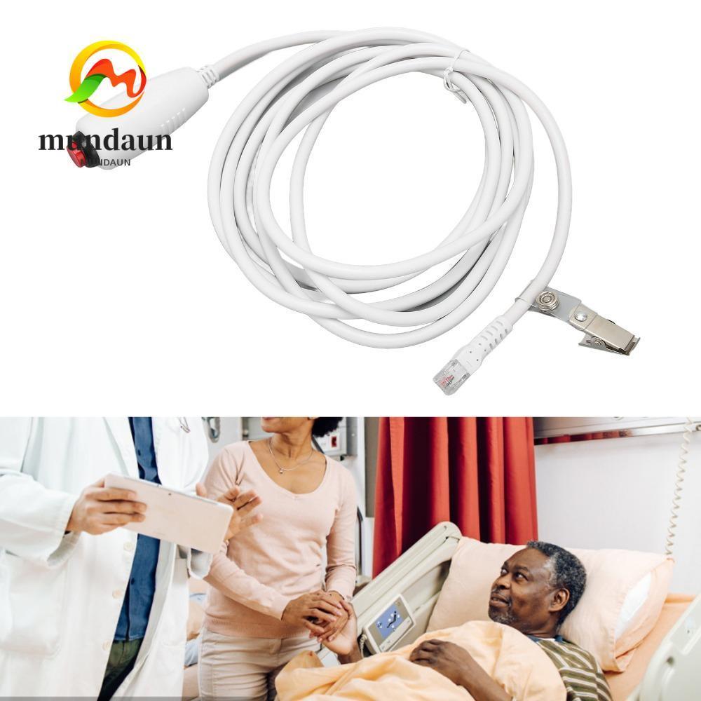 MUNDAUN สายเรียกพยาบาล, ปลั๊ก 6P4C 9.8ft เปลี่ยนสายพยาบาล, สายสวิตช์โทรหัวคริสตัลสากล Healthcare Fac