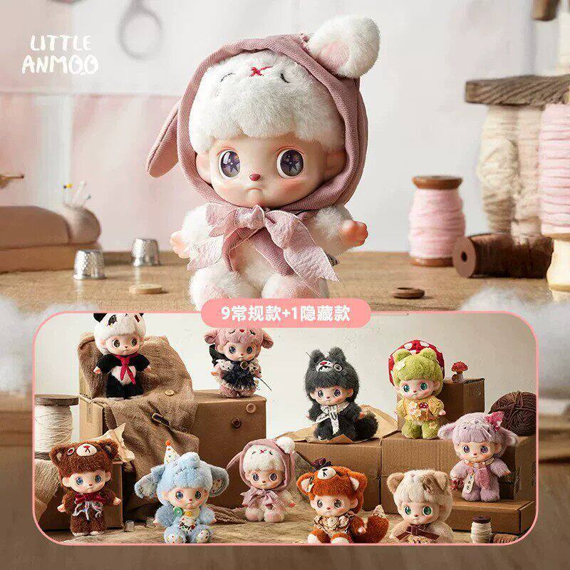 [คลังสินค้าพร้อม] TNTSPACE ANMOO Lost Doll Series ตุ๊กตาไวนิลจี้ของขวัญสาว