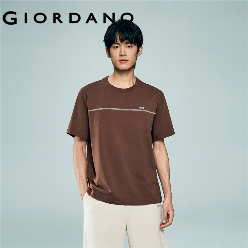 GIORDANO MEN Men Round Neck T-Shirt 13026240