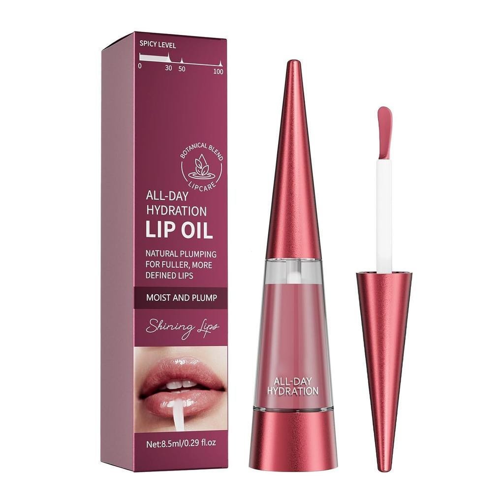 HydratingLipOil-PinkTintedLipGloss&MoisturizingLipStain,ShinyGlossyMakeup&LipCareforDryChappedLips,L