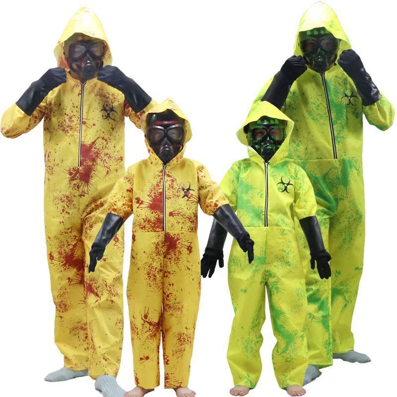 ชุดคอสเพลย์ฮาโลวีน Biohazard Zombie สำหรับเด็ก พร้อมสวมใส่ในงานMasquerade Party