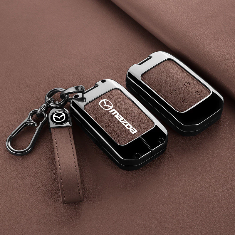 เหมาะสําหรับ 2026 Mazda 6E ฝาครอบกุญแจรถเฉพาะ 26 ประเภท cx-6e รีโมทคอนโทรล Key Shell กระเป๋าหัวเข็มขัดรถอุปกรณ์เสริม
