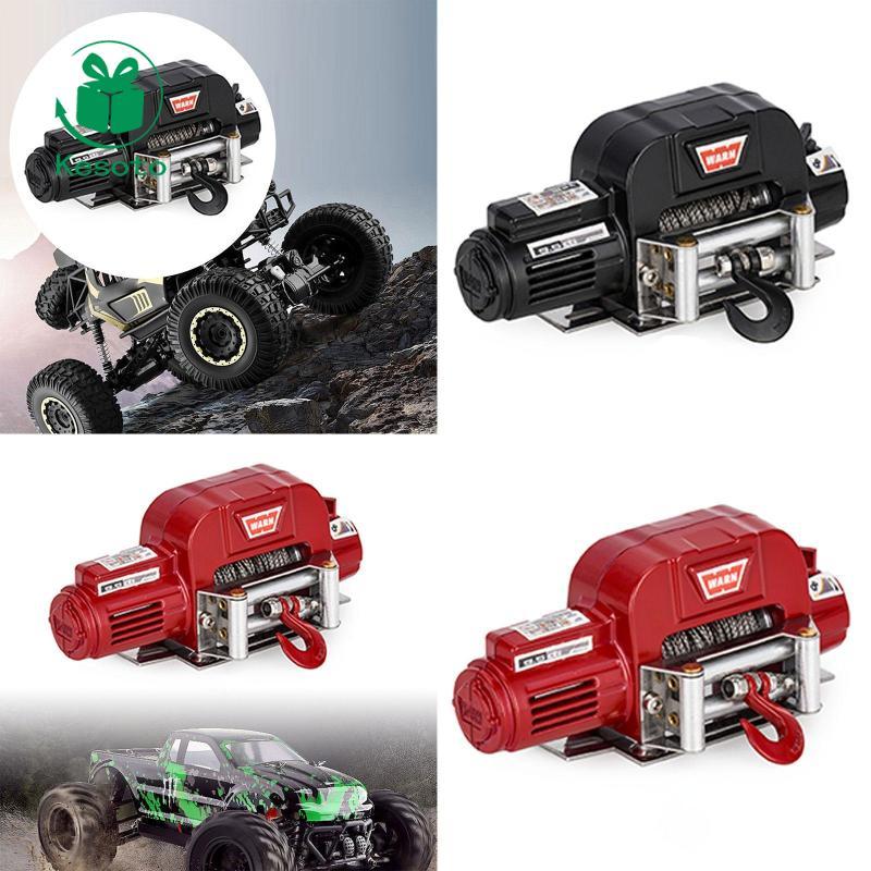 [Ehoyoxa] รถโมเดล Winch RC รถ Winch มินิไฟฟ้าโลหะ Winch อุปกรณ์เสริม RC Winch ของเล่นจําลองอุปกรณ์โล