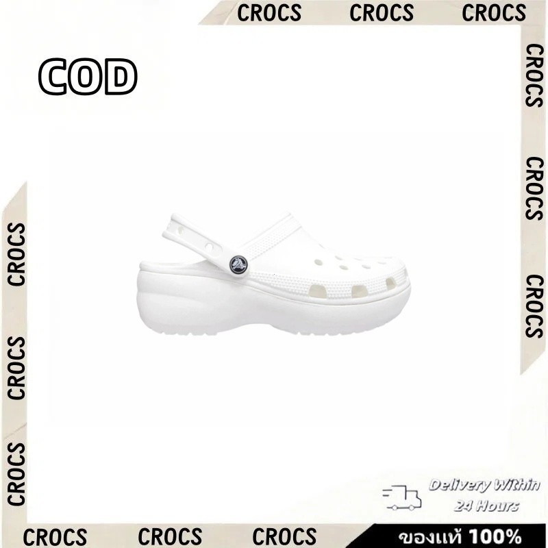 【ของแท้💯】CROCS Classic Platform Clog รุ่นฮิต🔥 ผู้หญิง/ผู้ชาย ลดเพิ่ม 76%✨ ไซส์ 36–45 พร้อมส่ง⚡เดินสบาย รับประกันสิน