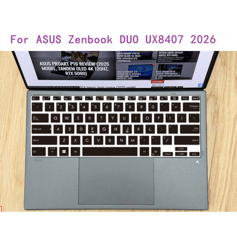 สําหรับ ASUS Zenbook DUO UX8407 UX8407A UX8407AA 2026 2025 2024 Zenbook DUO UX8406 UX8406 CA MC TPU 