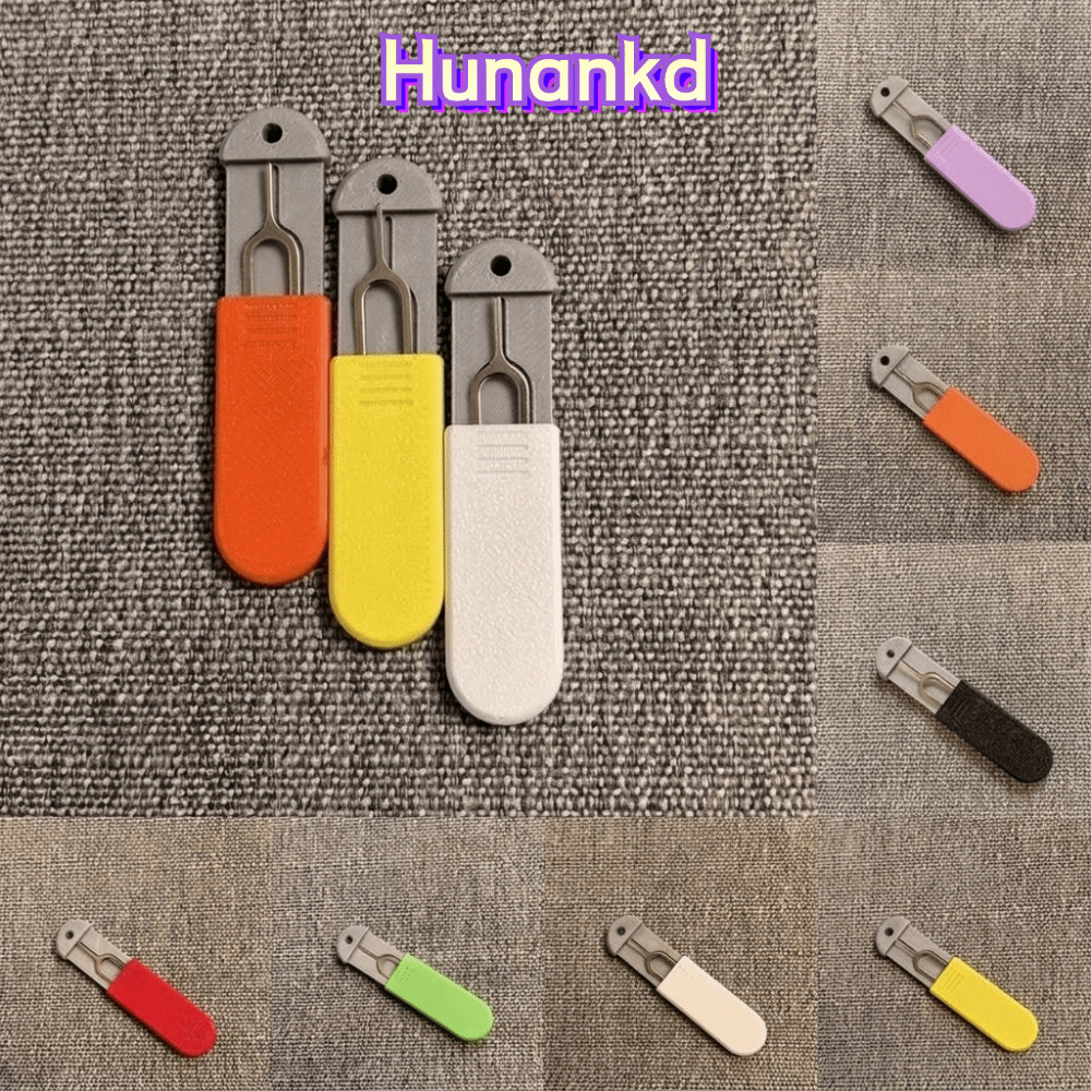 HUAN ซิมการ์ด Ejector Pin กล่องเก็บ, พิมพ์ด้วย Eject Pin ซิมการ์ด Ejector เครื่องมือ, พกพาสะดวก Univ